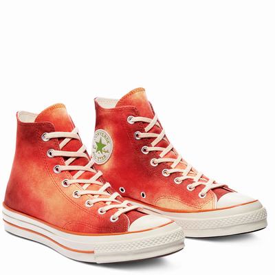 Férfi Converse x Concepts Southern Flame Chuck 70 Magasszárú Cipő CO6074591 Narancssárga/Piros